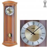 AMS Funk-Pendel-Wanduhr Holz Erle mit pianofinish AMS Funk-Pendel-Wanduhr Holz Erle mit pianofinish