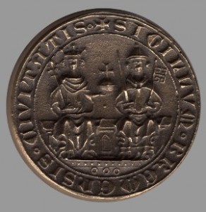 Neuzeitliche Nachprägung eines Stadtsiegels von 1366 aus Bronze