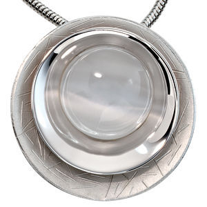 Anhänger 925 Sterling Silber mit einem Katzenauge