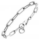 Klassisches Armband aus Edelstahl 21,5 cm