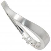 Armreif 925 Sterling Silber mattiert abstrakt | Silberschmuck