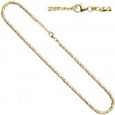 Collier/Halskette 333 Gelbgold massiv 3,8 mm 45 cm | Gelbgoldschmuck