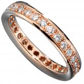 Memory-Ring 14 K (585) Rotgold mit Brillanten 0,75ct. | Rosé- und Rotgoldschmuck