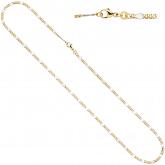 Steg-Panzerkette 333 Gelbgold massiv 2 mm 45 cm | Gelbgoldschmuck