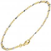 Armband 8 K (333) Gelbgold bicolor | Bicolor Schmuck