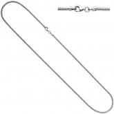 Schlangenkette 925 Sterling Silber 1,6 mm 60 cm Karabinerverschluss | Silberschmuck