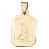Sternzeichenanhänger  "Jungfrau" 333/-Gelbgold | Gelbgoldschmuck