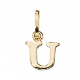 Anhänger "U" 333/-Gelbgold | Gelbgoldschmuck