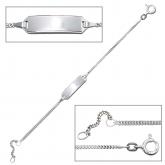 Schildband 14 K (585) Weißgold