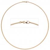 Halsreif 585 Rotgold 1,8 mm 42 cm | Rosé- und Rotgoldschmuck