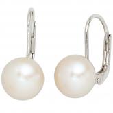 Boutons 925 Sterling Silber mit Süßwasser-Zuchtperlen weiß | Silberschmuck