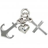 Anhänger 925 Sterling Silber dreiteilig | Silberschmuck