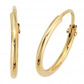 Creolen rund 333 Gelbgold | 