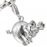 Einhänger/Charm "Glücksschweinchen" 925 Silber | Silberschmuck