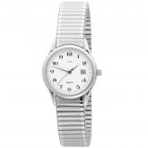 JOBO Damen-Armbanduhr Quarz Analog Edelstahl mit Flexband | JOBO
