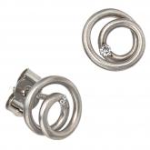 Ohrstecker 950 Platin und 2 Diamant-Brillanten 0,03ct. | Platinschmuck
