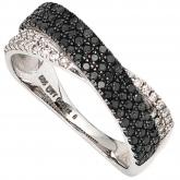 Damenring 14 K (585) Weißgold mit Brillanten 0,68ct. | Weißgoldschmuck