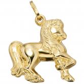 Anhänger 8 K (333) Gelbgold "Pferd" | Gelbgoldschmuck