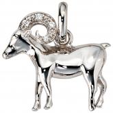 Sternzeichenanhänger "Widder"  925/-Sterling Silber | Silberschmuck