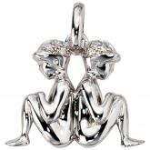 Sternzeichenanhänger  "Zwilling"  925/-Sterling Silber | Silberschmuck