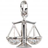 Sternzeichenanhänger "Waage"  925/-Sterling Silber | Silberschmuck
