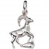 Sternzeichenanhänger "Steinbock"  925/-Sterling Silber | Silberschmuck