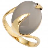 Damenring 585/-Gelbgold mit Mondstein | Edelsteine
