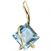 Anhänger 9k (375) Gelbgold Edeltopas | Gelbgoldschmuck
