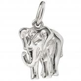 Anhänger "Elefant" 585 Weißgold mit Brillant | Weißgoldschmuck