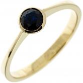 Damen-Ring 333 Gold Gelbgold mit Blue Saphir | Edelsteine