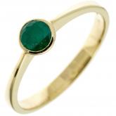 Damen-Ring 333 Gold Gelbgold mit Smaragd