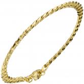 Panzerarmband 333 Gelbgold 21 cm 4,9 mm | 