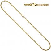Erbskette 585 Gelbgold 3,4 mm 45 cm | Gelbgoldschmuck