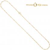 Singapurkette 585 Gelbgold 1,8 mm 42 cm Federringverschluss
