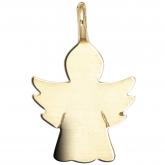 Kinder Anhänger "Schutzengel"  585 Gelbgold