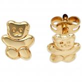 Kinder Ohrstecker "Teddy" 8k (333) Gelbgold | Gelbgoldschmuck