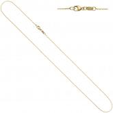 Ankerkette 585 Gelbgold diamantiert 0,6 mm 42 cm
