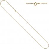 Ankerkette 333 Gelbgold diamantiert 1,6 mm 60 cm mit Federringverschluss | Gelbgoldschmuck