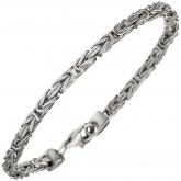 Königsarmband 925 Sterling Silber 19 cm 3 mm