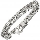 Königsarmband 925 Sterling Silber 23 cm ca. 7 mm breit