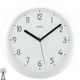 AMS Funk analog Wanduhr weiß rund AMS Funk analog Wanduhr weiß rund