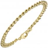 Panzerarmband 333 Gelbgold 21 cm ca. 5,2 mm