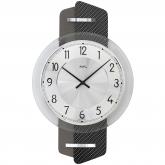 AMS Quarz analog Wanduhr Carbon Optik mit Aluminium und Glas AMS Quarz analog Wanduhr Carbon Optik mit Aluminium und Glas