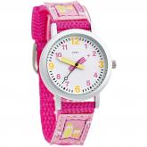 JOBO Kinder-Armbanduhr Quarz Analog Aluminium Edelstahlboden pink | 