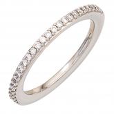 Damen Ring 585 Weißgold mit 26 Brillanten 0,21ct.