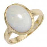 Damen Ring 585 Gelbgold und Edelopal | Edelsteine