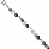 Collier Rutilquarz mit Hämatin | Edelsteine