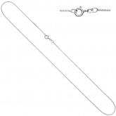Venezianerkette 333 Weißgold 0,9 mm 38 cm mit Federringverschluss | Weißgoldschmuck