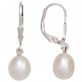Boutons 925 Sterling Silber mit Süßwasser-Zucht-Perlen | Silberschmuck