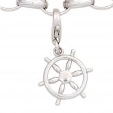 Einhänger/Charm "Steuerrad" 925 Sterling Silber | Silberschmuck